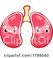 Poster, Art Print Of Happy Human Lungs
