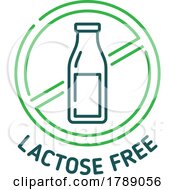Poster, Art Print Of Lactose Free Label Design