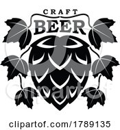 Poster, Art Print Of Craft Beer Hops Design