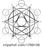 Poster, Art Print Of Mystic Sacred Geometric Circles
