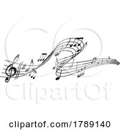 Poster, Art Print Of Music Notes