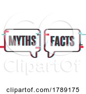 Poster, Art Print Of Myths Facts Design