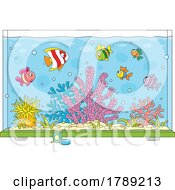 Poster, Art Print Of Cartoon Fish Aquarium