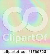 Poster, Art Print Of Abstract Gradient Swirl Background With Halftone Dots Overlay