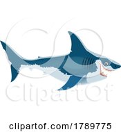 Poster, Art Print Of Megalodon Shark