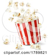 Poster, Art Print Of 3d Popcorn And Bucket