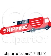 Delivery Truck And Free Shipping Icon by Vector Tradition SM