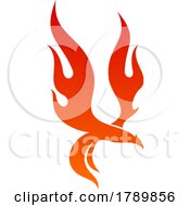 Poster, Art Print Of Flaming Phoenix Bird
