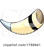 Cartoon Drinking Viking Horn
