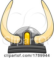 Cartoon Horned Viking Helmet