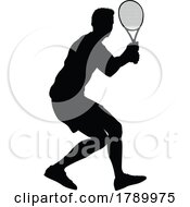03/07/2023 - Tennis Player Man Sports Person Silhouette