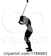 03/08/2023 - Golfer Golf Sports Person Silhouette
