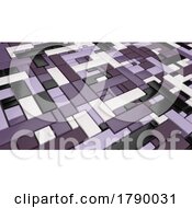 Poster, Art Print Of 3d Geometric Abstract Twist Background