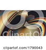 Poster, Art Print Of Abstract Curves Background