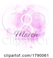 Poster, Art Print Of International Womens Day Background With Watercolour Design 2202