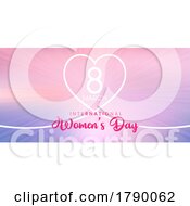 Decorative Banner For International Womens Day