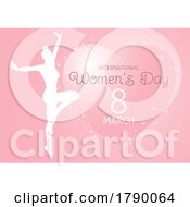 International Womens Day With Female Silhouette