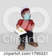 03/11/2023 - 3D Cartoon Lumberjack Character