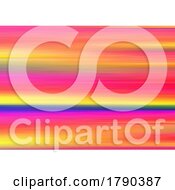 Poster, Art Print Of Abstract Background With Rainbow Coloured Lines Design