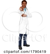 Poster, Art Print Of Black Woman Medical Doctor Needs You Pointing