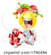 Poster, Art Print Of Jack In The Box Jester Fool Cartoon Emoticon Icon
