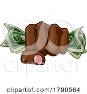 03/22/2023 - Money Cash Fist Hand Comic Pop Art Cartoon