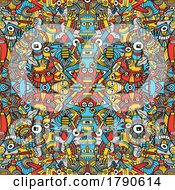 Pattern of Rising Robot Junkyards by Zooco #COLLC1790614-0152