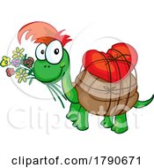 Valentines Day Turtle by Domenico Condello