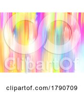 Poster, Art Print Of Bright Coloured Texture Background With Oil Painting Brush Strokes