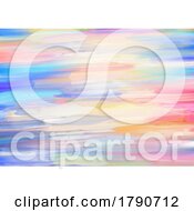 Poster, Art Print Of Pastel Coloured Hand Painted Background With An Abstract Oil Painting Design