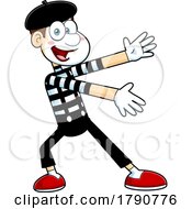 Cartoon Presenting Mime by Hit Toon