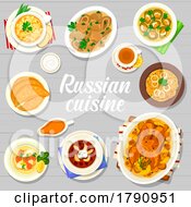 Poster, Art Print Of Russian Cuisine