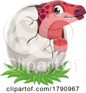 Poster, Art Print Of Hatching Dinosaur