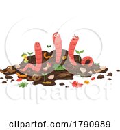Happy Compost Worms by Vector Tradition SM