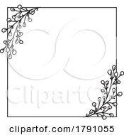 Poster, Art Print Of Floral Frame