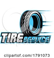 Poster, Art Print Of Tire Service Logo Design
