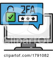 Poster, Art Print Of Secure Password Verification Icon