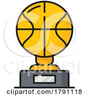 Poster, Art Print Of Basketball Trophy