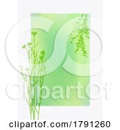 Poster, Art Print Of Watercolour Background With Floral Design