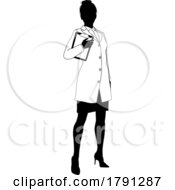 Scientist Female Engineer Woman Silhouette Person