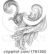 Poster, Art Print Of Filigree Heraldry Floral Baroque Design Element