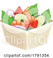 Poster, Art Print Of Shrimp Salad
