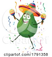 Mexican Avocado Mascot