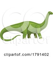 Green Apatosaurus Dinosaur