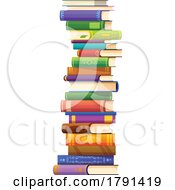 Poster, Art Print Of Stack Of Colorful Books