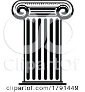 Black And White Pillar by Vector Tradition SM