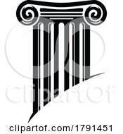 Black And White Pillar by Vector Tradition SM