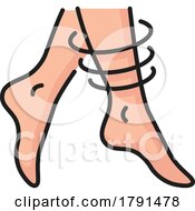 Poster, Art Print Of Legs Or Feet Icon