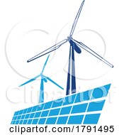 Wind Turbines And Solar Panels