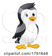Penguin Bird Cute Cartoon Wildlife Mascot by AtStockIllustration